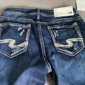 Silver Jeans Suki Mid Rise Curvy Fit 28/32